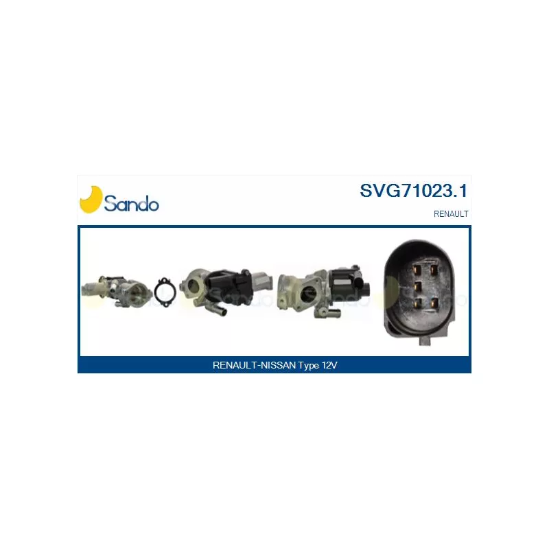 Vanne EGR SANDO SVG71023.1