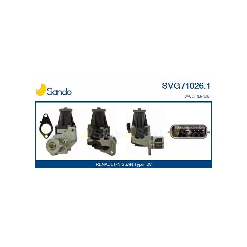 Vanne EGR SANDO SVG71026.1