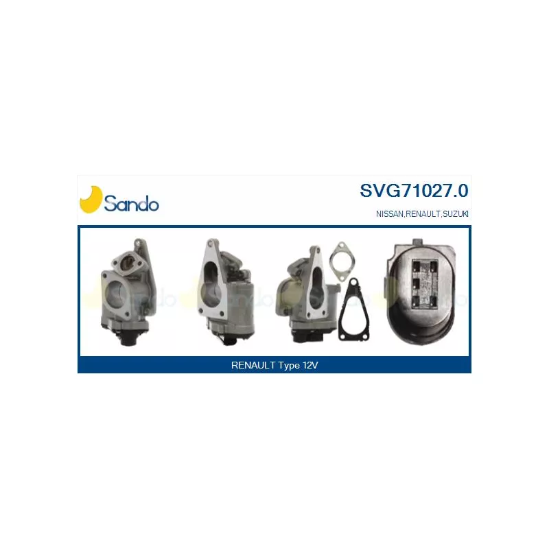 Vanne EGR SANDO SVG71027.0