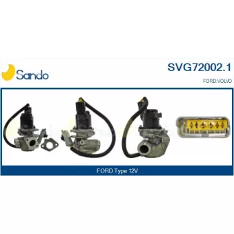 Vanne EGR SANDO SVG72002.1