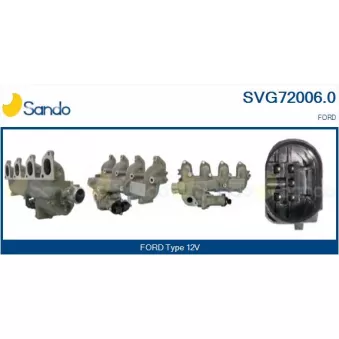 Vanne EGR SANDO SVG72006.0