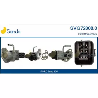 Vanne EGR SANDO SVG72008.0