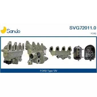 Vanne EGR SANDO SVG72011.0