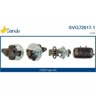 Vanne EGR SANDO SVG72017.1
