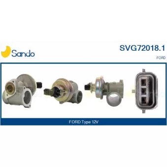 Vanne EGR SANDO SVG72018.1
