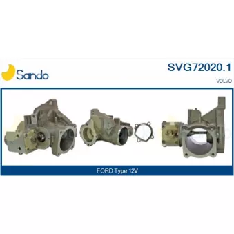 Vanne EGR SANDO SVG72020.1