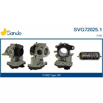 Vanne EGR SANDO SVG72025.1