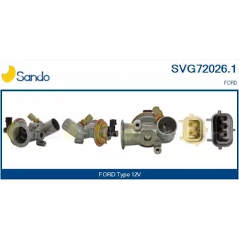 Vanne EGR SANDO SVG72026.1