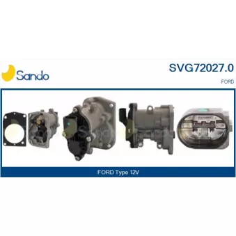 Vanne EGR SANDO SVG72027.0