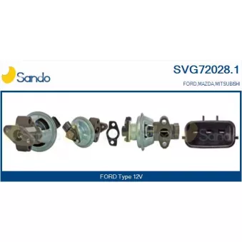 Vanne EGR SANDO SVG72028.1