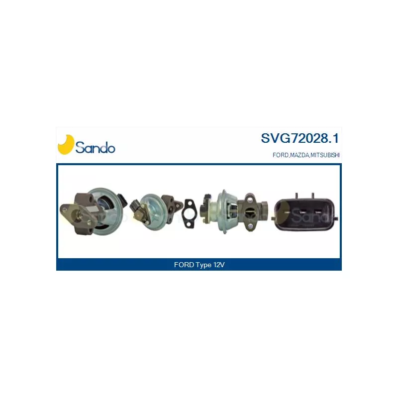 Vanne EGR SANDO SVG72028.1