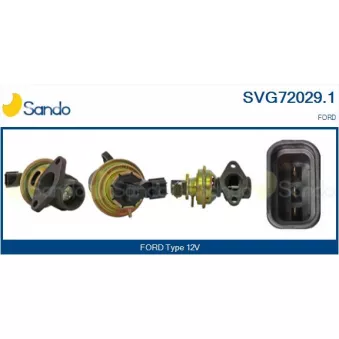 Vanne EGR SANDO SVG72029.1