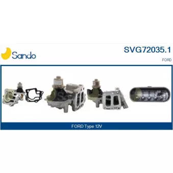 Vanne EGR SANDO SVG72035.1