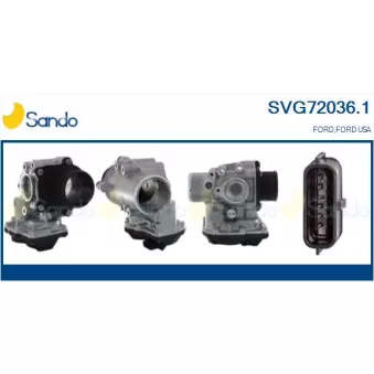 Vanne EGR SANDO SVG72036.1