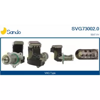 Vanne EGR SANDO SVG73002.0