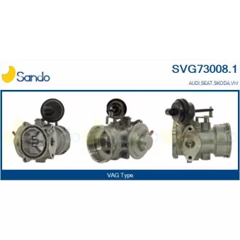 Vanne EGR SANDO SVG73008.1