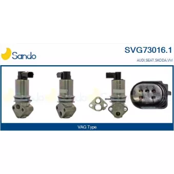 Vanne EGR SANDO SVG73016.1