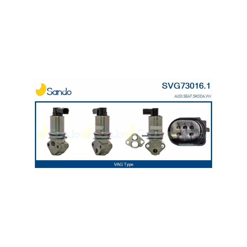 Vanne EGR SANDO SVG73016.1