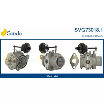 Vanne EGR SANDO SVG73018.1