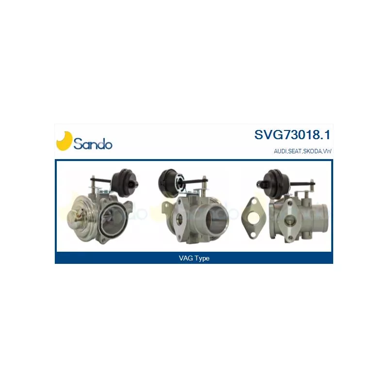 Vanne EGR SANDO SVG73018.1