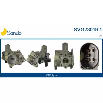 Vanne EGR SANDO SVG73019.1