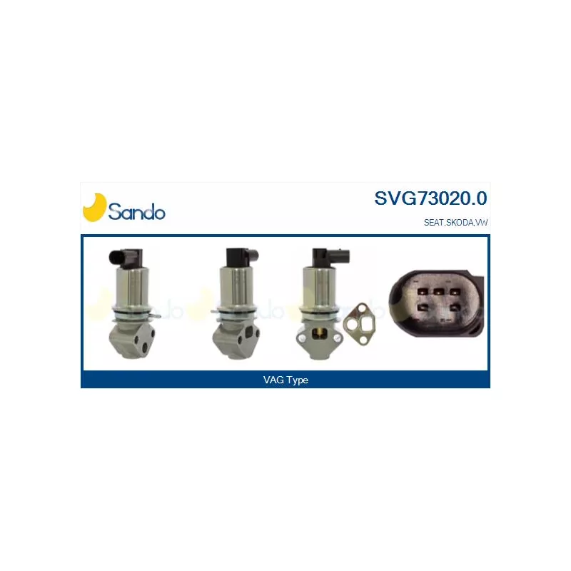 Vanne EGR SANDO SVG73020.0
