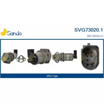 Vanne EGR SANDO SVG73020.1