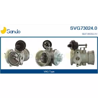 Vanne EGR SANDO SVG73024.0
