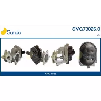 Vanne EGR SANDO SVG73026.0