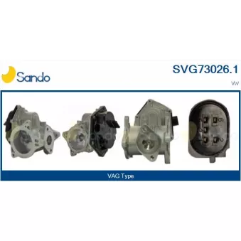 Vanne EGR SANDO SVG73026.1