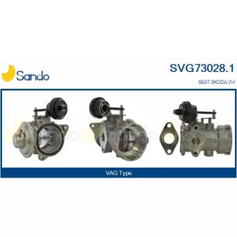 Vanne EGR SANDO SVG73028.1
