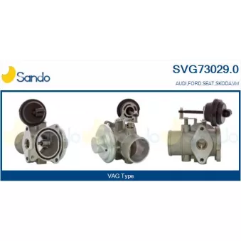 Vanne EGR SANDO SVG73029.0