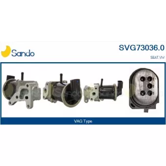 Vanne EGR SANDO SVG73036.0