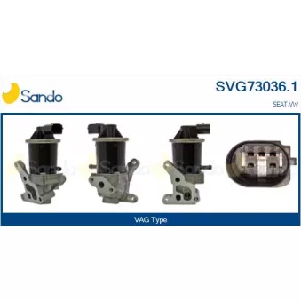 Vanne EGR SANDO SVG73036.1