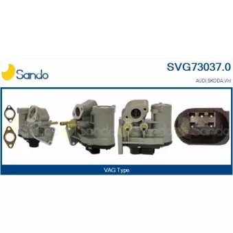 Vanne EGR SANDO SVG73037.0