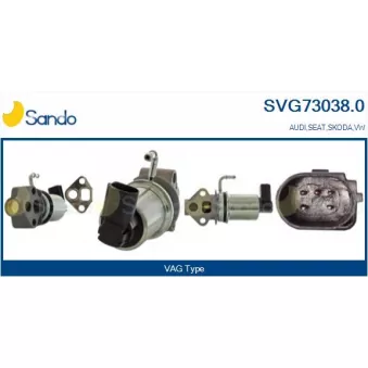 Vanne EGR SANDO SVG73038.0
