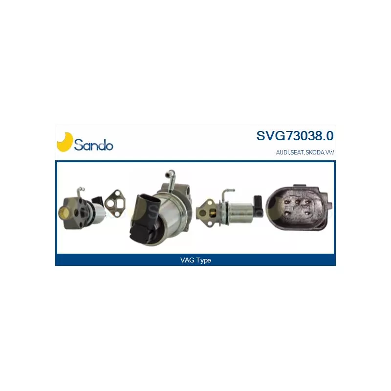 Vanne EGR SANDO SVG73038.0