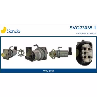 Vanne EGR SANDO SVG73038.1