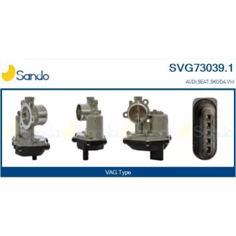 Vanne EGR SANDO SVG73039.1