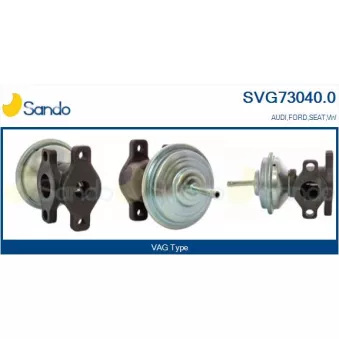 Vanne EGR SANDO SVG73040.0