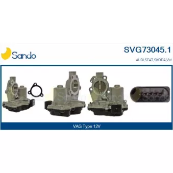 Vanne EGR SANDO SVG73045.1