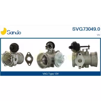 Vanne EGR SANDO SVG73049.0