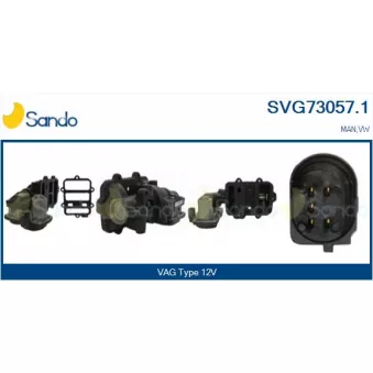 Vanne EGR SANDO SVG73057.1