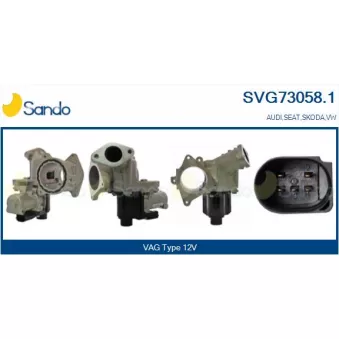 Vanne EGR SANDO SVG73058.1