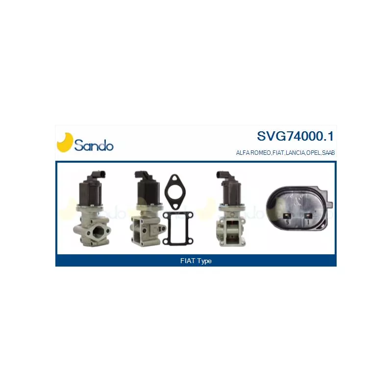 Vanne EGR SANDO SVG74000.1