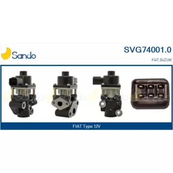 Vanne EGR SANDO SVG74001.0