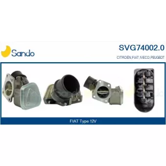 Vanne EGR SANDO SVG74002.0