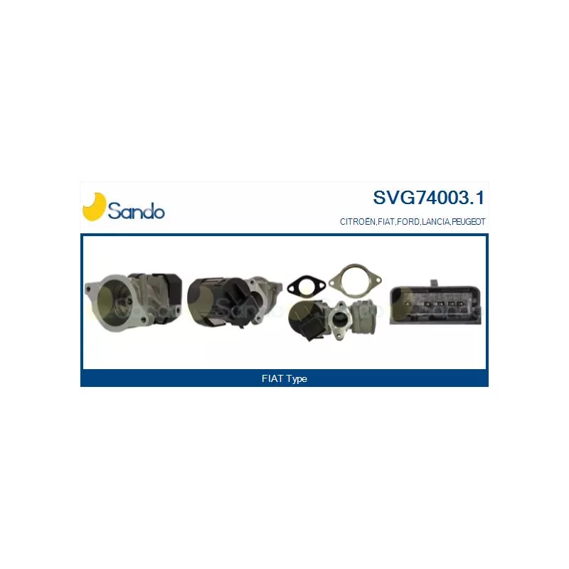 Vanne EGR SANDO SVG74003.1