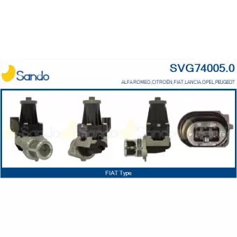 Vanne EGR SANDO SVG74005.0