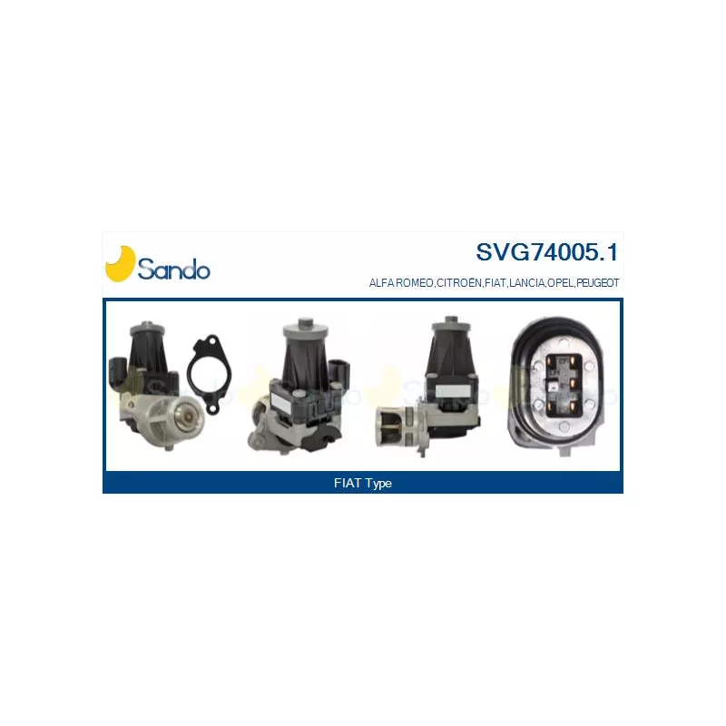 Vanne EGR SANDO SVG74005.1